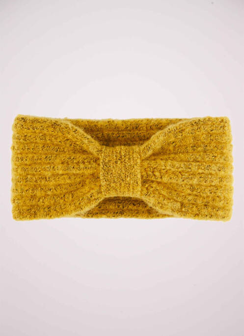 Bonnet marron PIECES femme