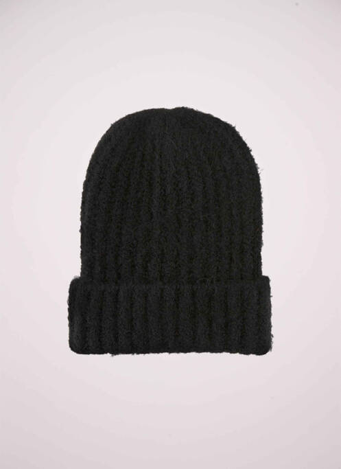 Bonnet noir PIECES pour femme