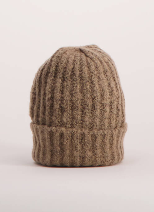 Bonnet beige PIECES pour femme