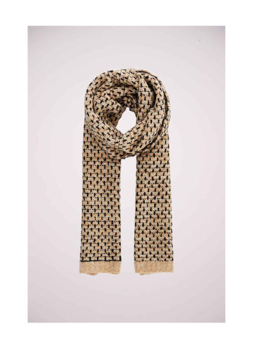 Echarpe marron PIECES pour femme