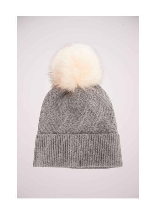Bonnet gris PIECES femme