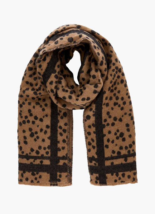 Echarpe marron PIECES pour femme
