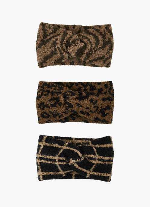 Bonnet argent PIECES femme