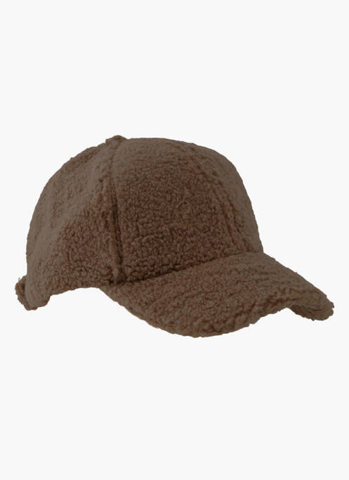 Casquette marron PIECES femme