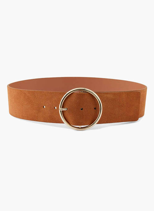 Ceinture marron PIECES pour femme