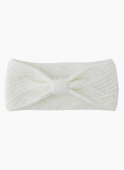 Bonnet blanc PIECES femme