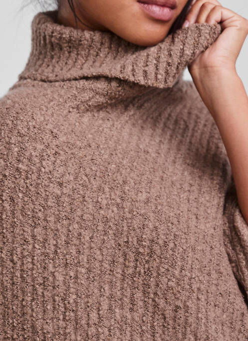 Poncho beige PIECES femme