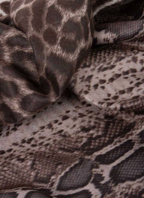 Foulard gris MORGAN pour femme