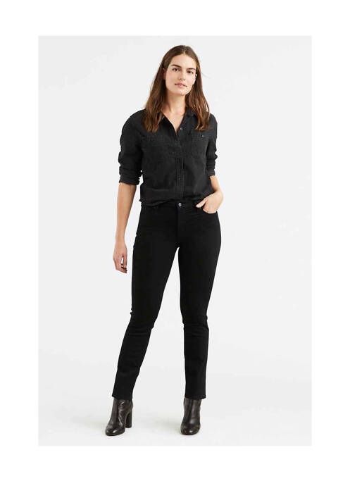 Jeans coupe slim noir LEVIS pour femme
