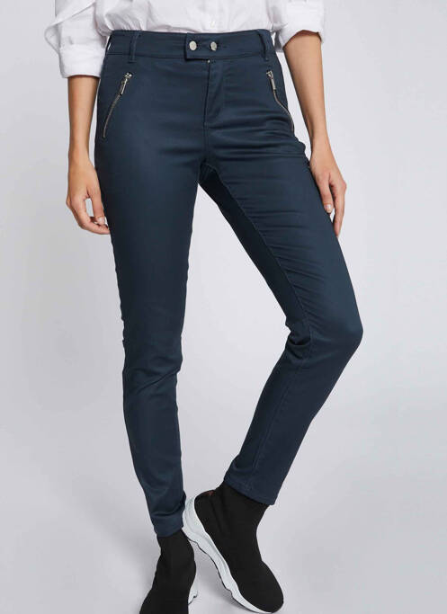 Pantalon slim bleu MORGAN pour femme