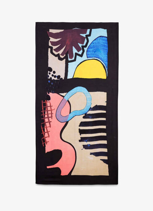 Foulard noir DESIGUAL pour femme