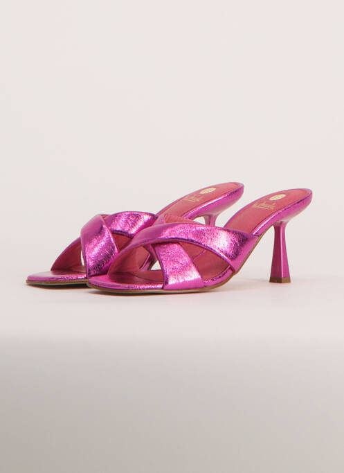 Sandales/Nu pieds rose LA STRADA femme