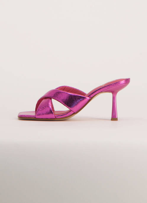 Sandales/Nu pieds rose LA STRADA femme