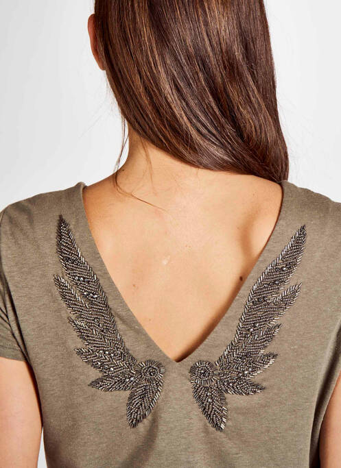 Top vert MORGAN pour femme