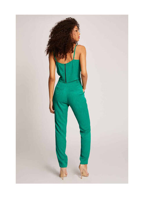 Pantalon chino vert MORGAN pour femme