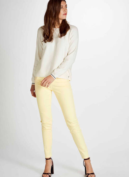 Jeans skinny jaune MORGAN pour femme