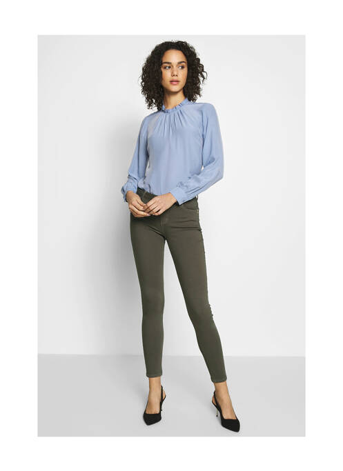 Pantalon slim vert MORGAN pour femme