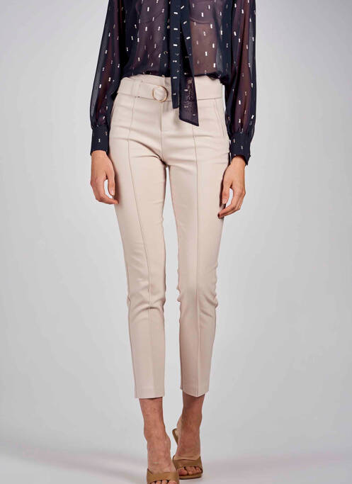 Pantalon 7/8 beige MORGAN pour femme