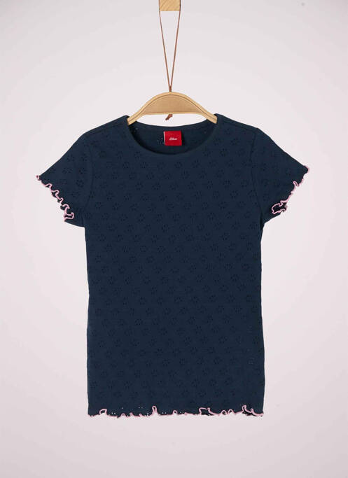 T-shirt bleu S.OLIVER pour fille