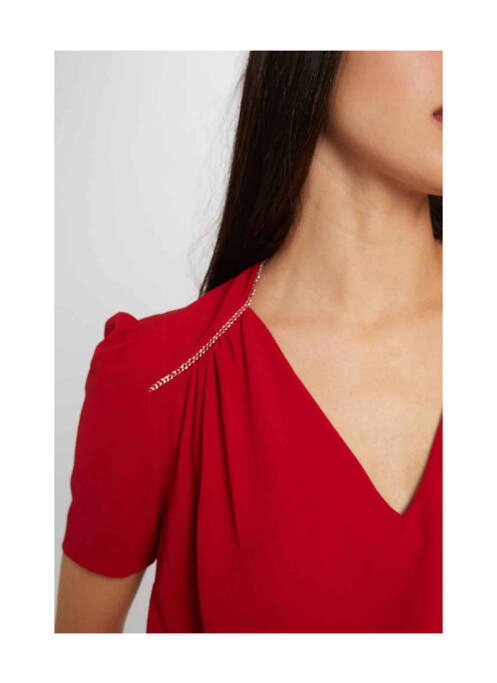 Chemisier rouge MORGAN pour femme
