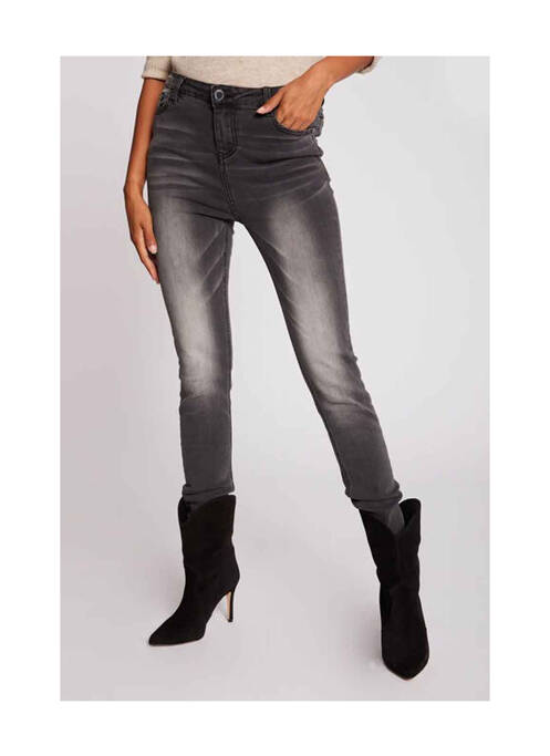 Jeans skinny gris MORGAN pour femme