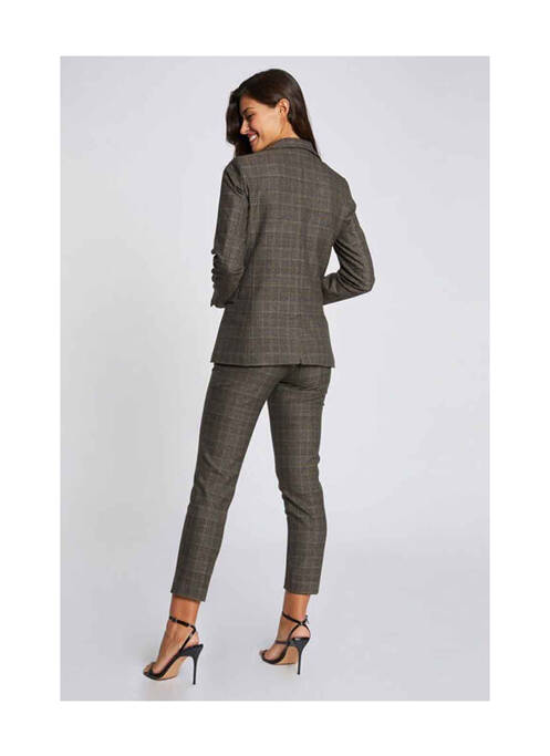 Pantalon chino marron MORGAN pour femme