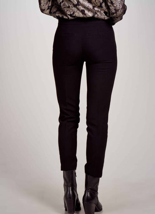 Pantalon chino noir MORGAN femme