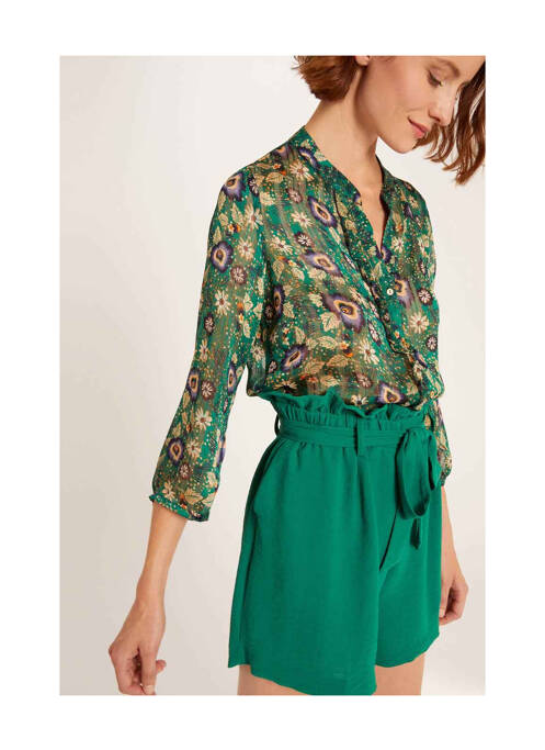 Short vert MORGAN pour femme