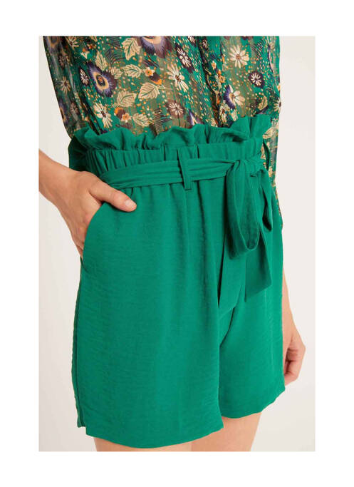 Short vert MORGAN pour femme