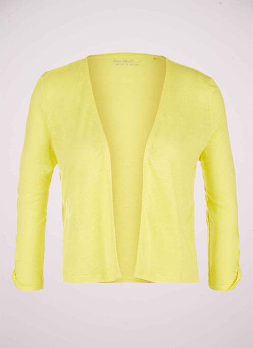 Gilet manches longues jaune S.OLIVER pour femme