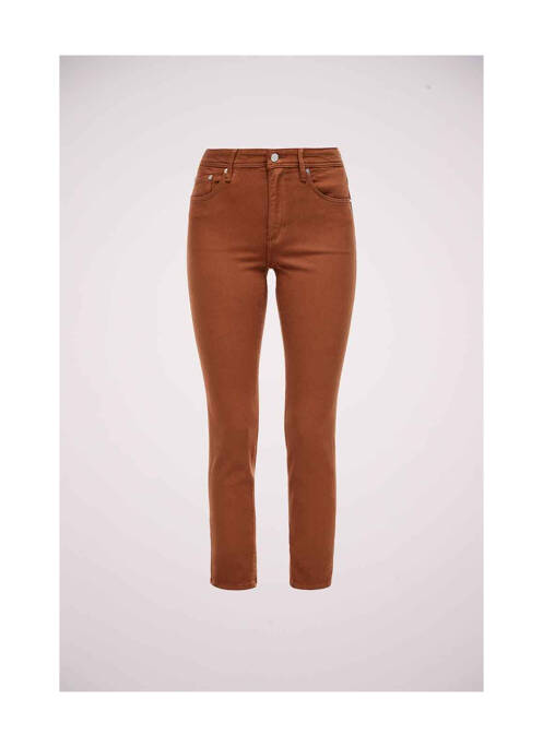 Jeans coupe slim orange S.OLIVER pour femme