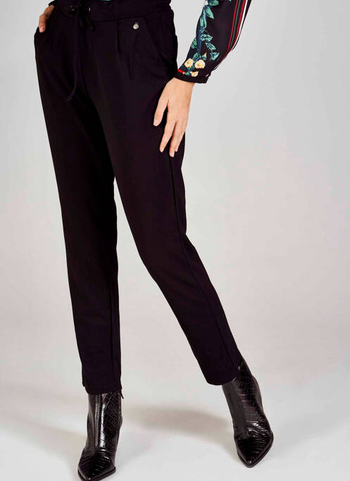 Pantalon slim noir FRANSA pour femme