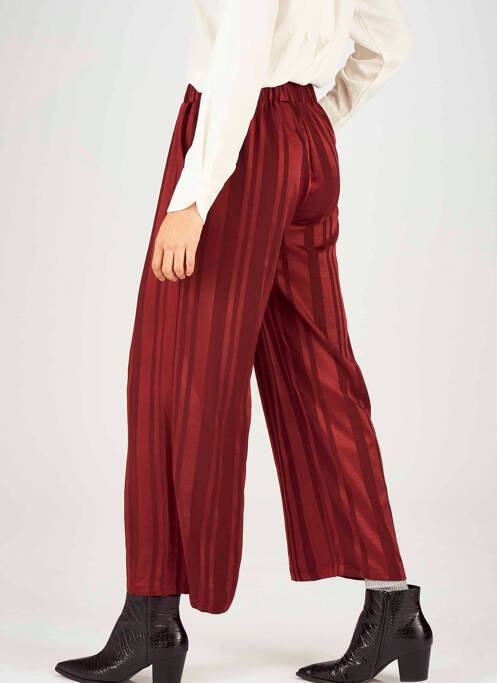 Pantalon flare rouge FRANSA pour femme