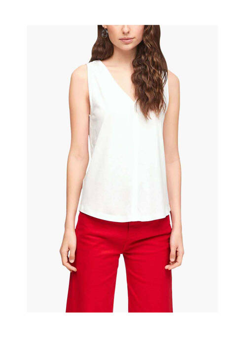 Top beige S.OLIVER pour femme