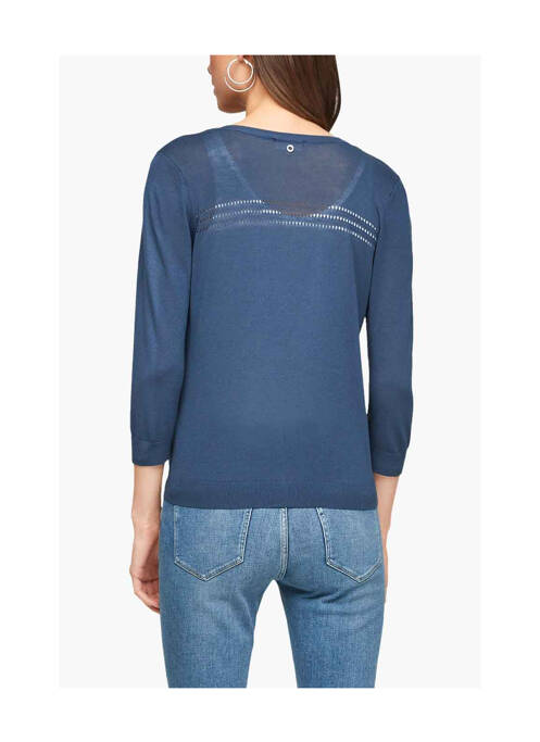 Gilet manches longues bleu S.OLIVER pour femme