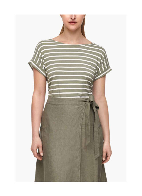 T-shirt vert S.OLIVER pour femme