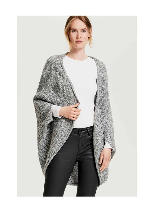Gilet manches longues gris OPUS pour femme