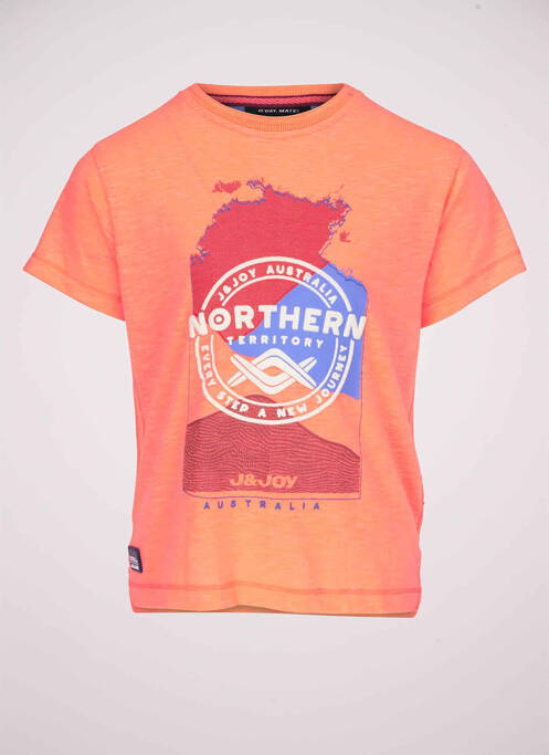T-shirt orange JN-JOY pour garçon