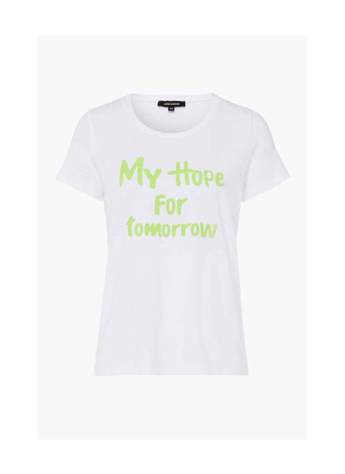 T-shirt blanc MORE & MORE pour femme