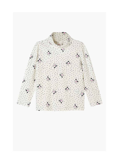 T-shirt blanc S.OLIVER pour fille