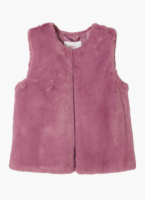 Veste casual rose S.OLIVER pour fille
