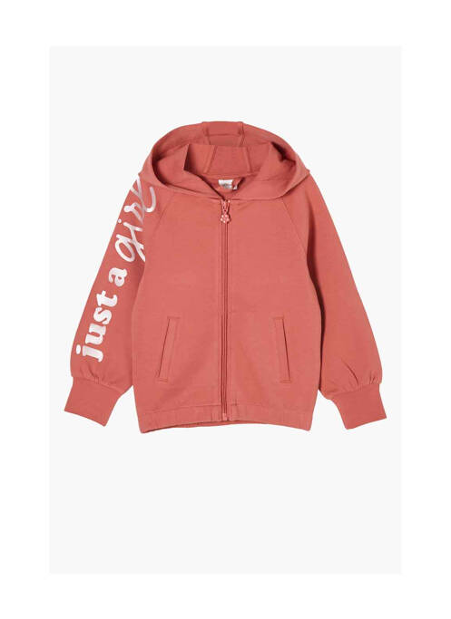 Gilet manches longues orange S.OLIVER pour fille