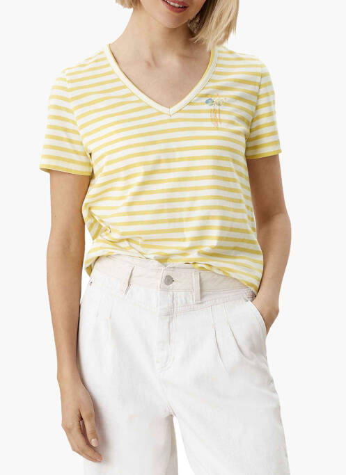 T-shirt jaune S.OLIVER pour femme
