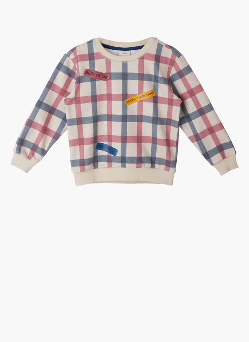 Sweat-shirt marron S.OLIVER pour garçon
