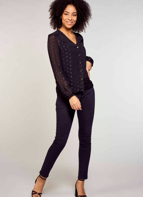 Blouse noir MORGAN pour femme