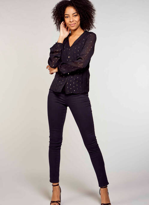 Blouse noir MORGAN pour femme