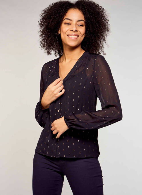 Blouse noir MORGAN pour femme