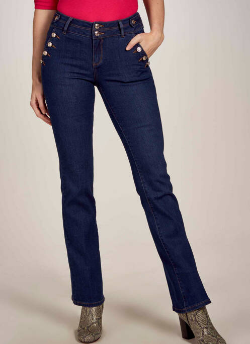 Jeans bootcut bleu MORGAN pour femme