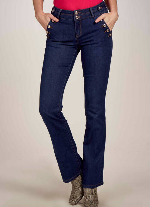Jeans bootcut bleu MORGAN pour femme