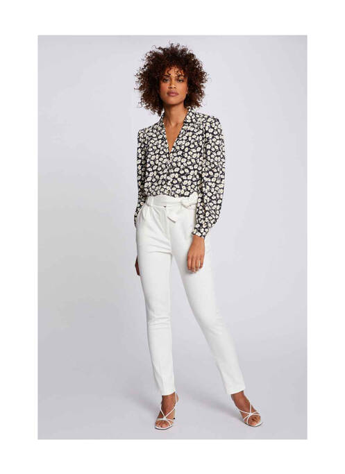 Pantalon chino blanc MORGAN pour femme